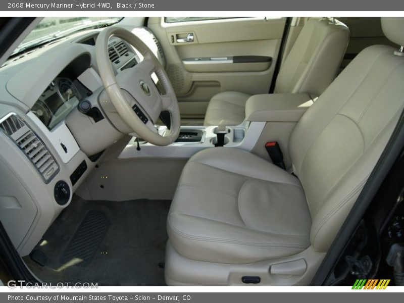 Black / Stone 2008 Mercury Mariner Hybrid 4WD