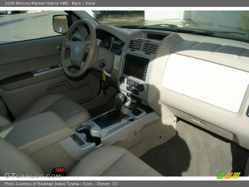Black / Stone 2008 Mercury Mariner Hybrid 4WD