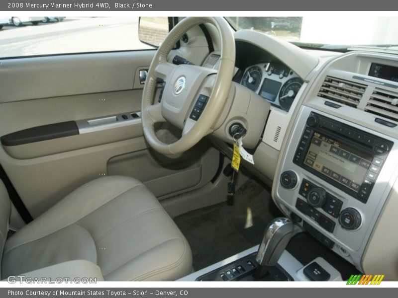 Black / Stone 2008 Mercury Mariner Hybrid 4WD