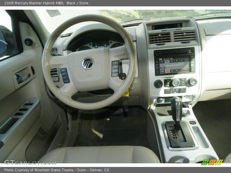 Black / Stone 2008 Mercury Mariner Hybrid 4WD