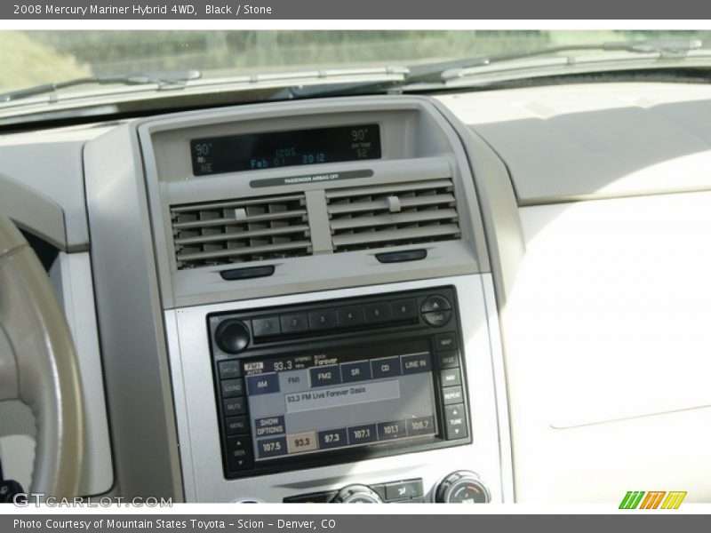Black / Stone 2008 Mercury Mariner Hybrid 4WD