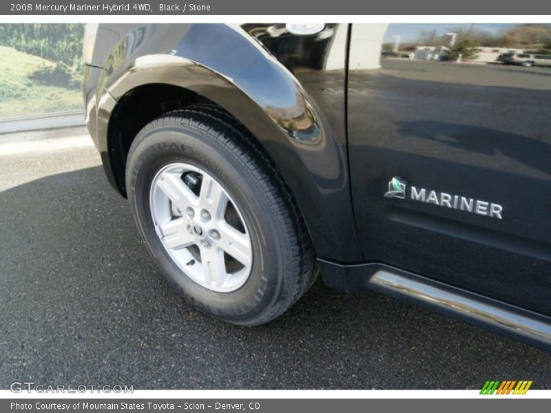 Black / Stone 2008 Mercury Mariner Hybrid 4WD