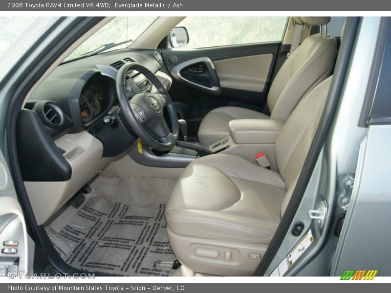  2008 RAV4 Limited V6 4WD Ash Interior