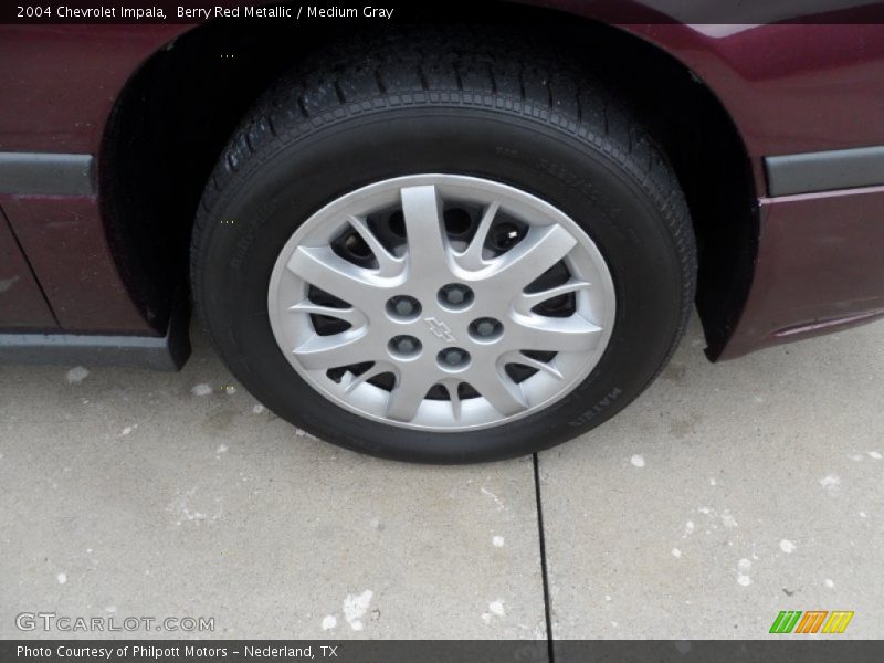 Berry Red Metallic / Medium Gray 2004 Chevrolet Impala