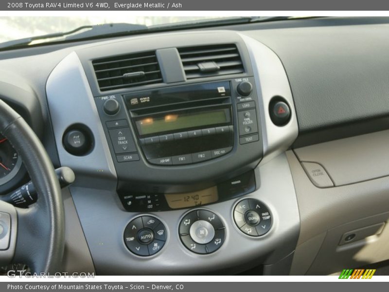 Controls of 2008 RAV4 Limited V6 4WD