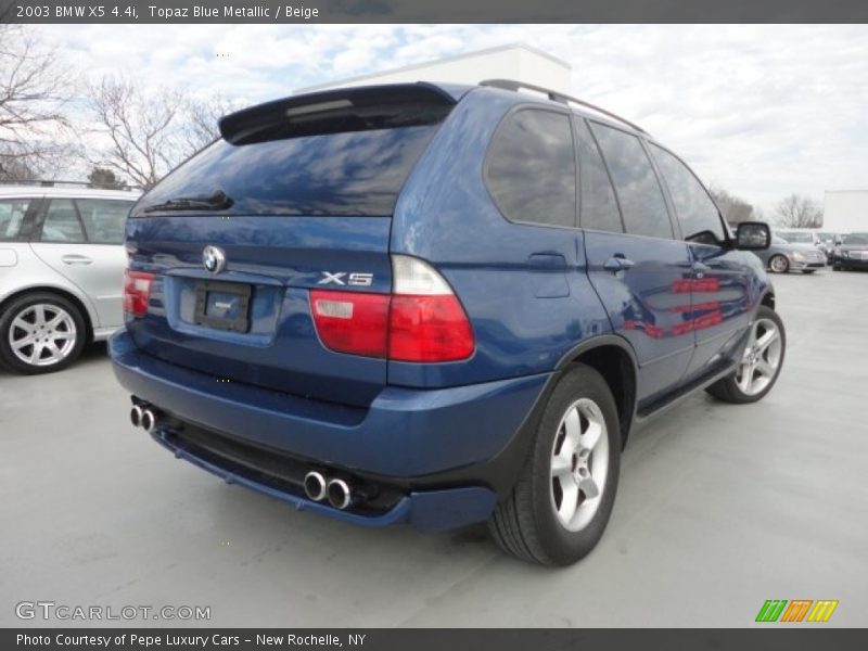  2003 X5 4.4i Topaz Blue Metallic