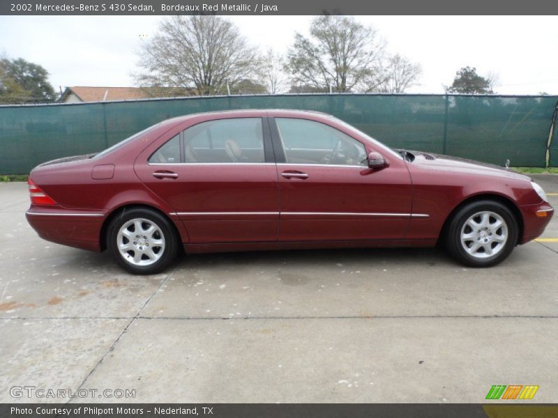 Bordeaux Red Metallic / Java 2002 Mercedes-Benz S 430 Sedan