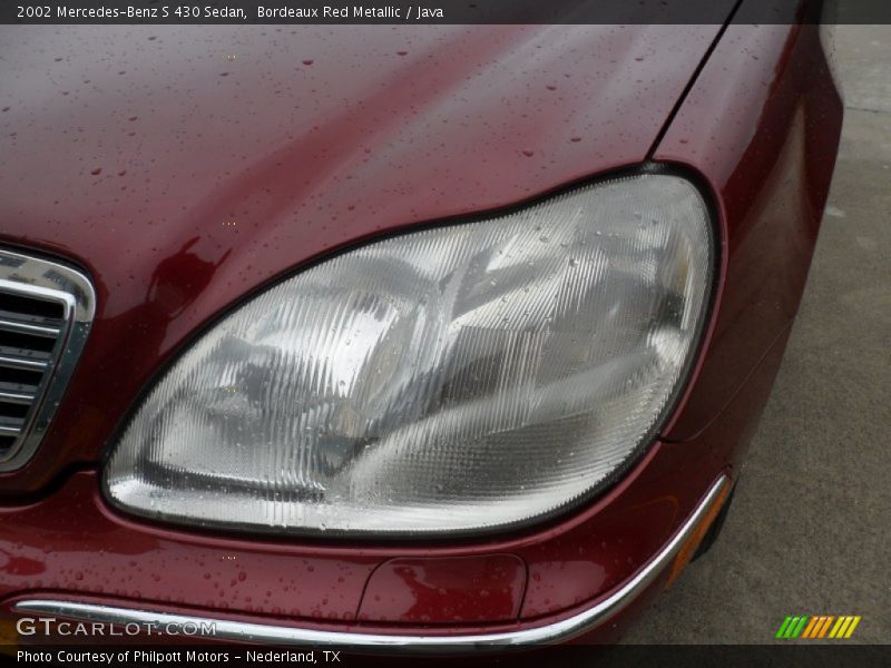 Bordeaux Red Metallic / Java 2002 Mercedes-Benz S 430 Sedan