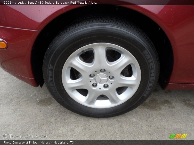 Bordeaux Red Metallic / Java 2002 Mercedes-Benz S 430 Sedan