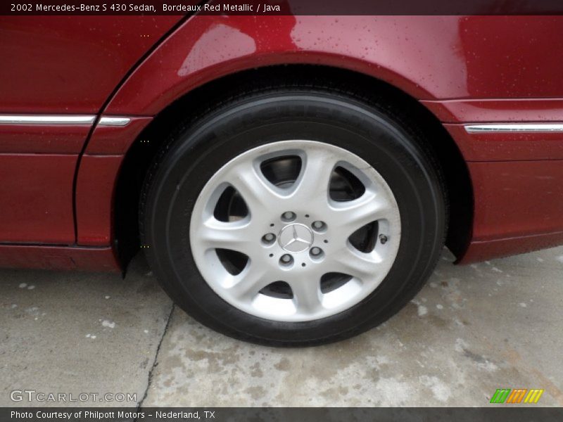 Bordeaux Red Metallic / Java 2002 Mercedes-Benz S 430 Sedan