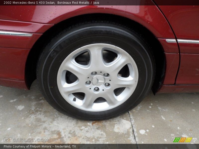 Bordeaux Red Metallic / Java 2002 Mercedes-Benz S 430 Sedan