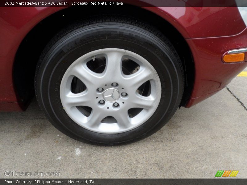 Bordeaux Red Metallic / Java 2002 Mercedes-Benz S 430 Sedan