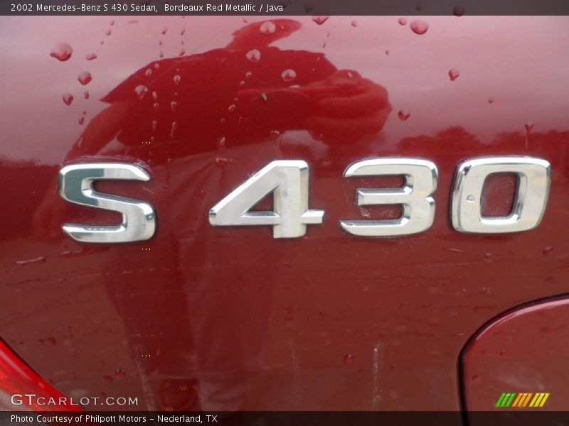 Bordeaux Red Metallic / Java 2002 Mercedes-Benz S 430 Sedan