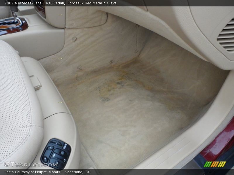 Bordeaux Red Metallic / Java 2002 Mercedes-Benz S 430 Sedan