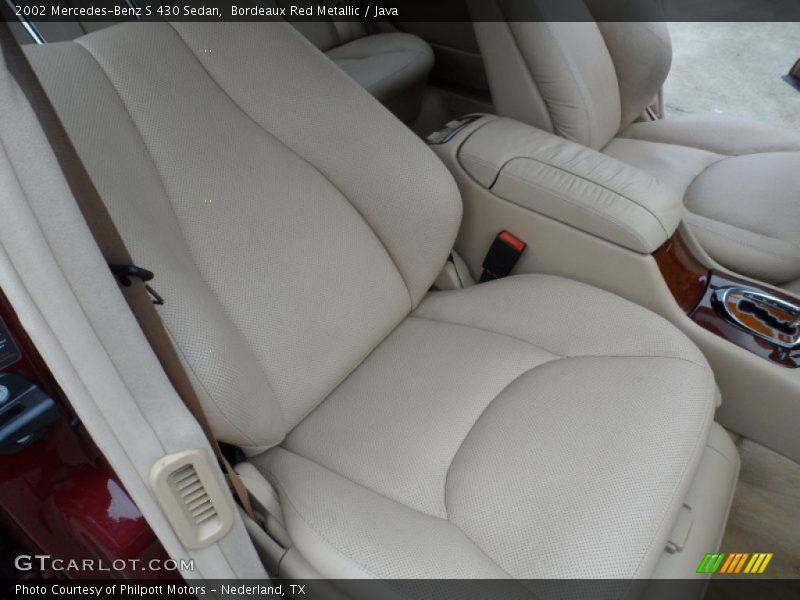 Bordeaux Red Metallic / Java 2002 Mercedes-Benz S 430 Sedan