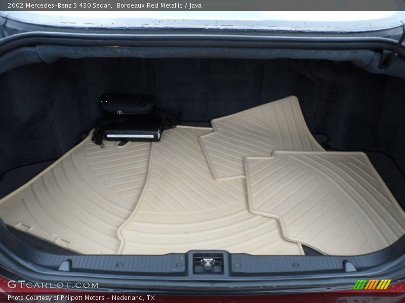 Bordeaux Red Metallic / Java 2002 Mercedes-Benz S 430 Sedan