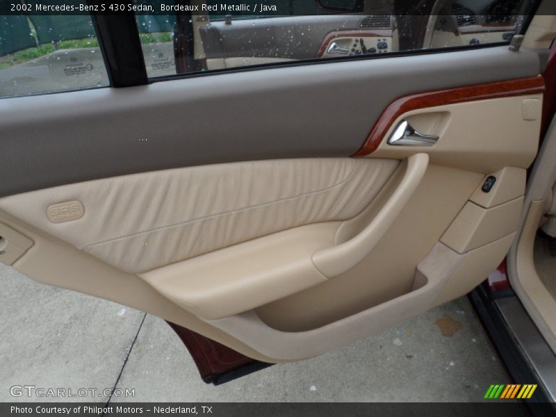 Bordeaux Red Metallic / Java 2002 Mercedes-Benz S 430 Sedan
