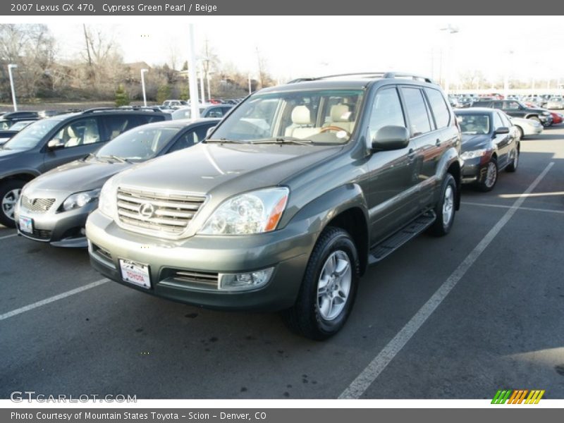Cypress Green Pearl / Beige 2007 Lexus GX 470