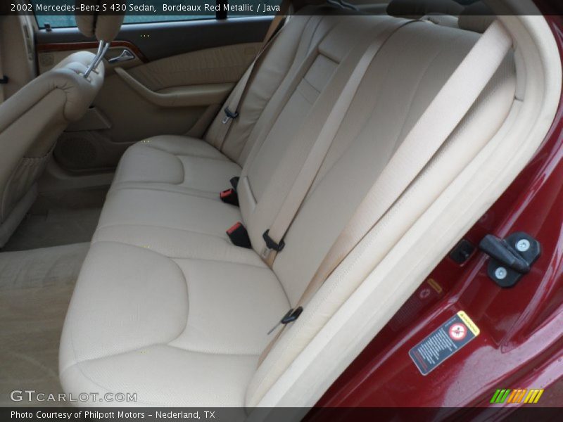 Bordeaux Red Metallic / Java 2002 Mercedes-Benz S 430 Sedan