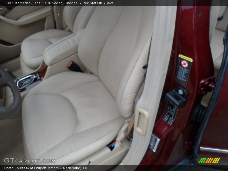 Bordeaux Red Metallic / Java 2002 Mercedes-Benz S 430 Sedan