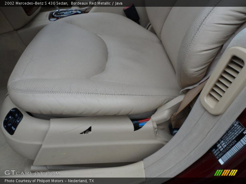 Bordeaux Red Metallic / Java 2002 Mercedes-Benz S 430 Sedan