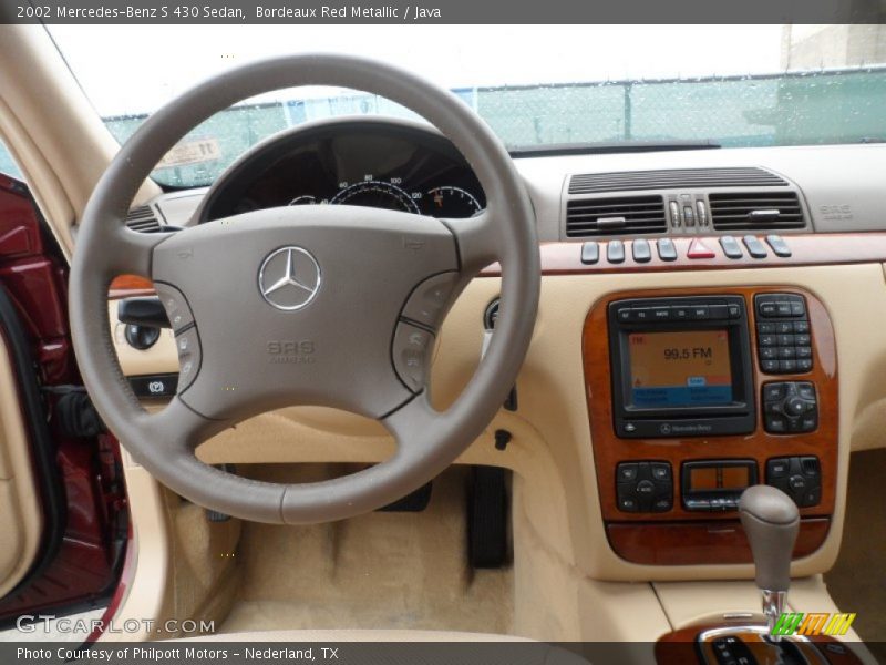Bordeaux Red Metallic / Java 2002 Mercedes-Benz S 430 Sedan