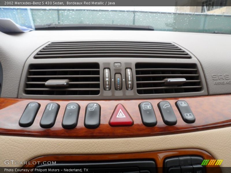 Bordeaux Red Metallic / Java 2002 Mercedes-Benz S 430 Sedan