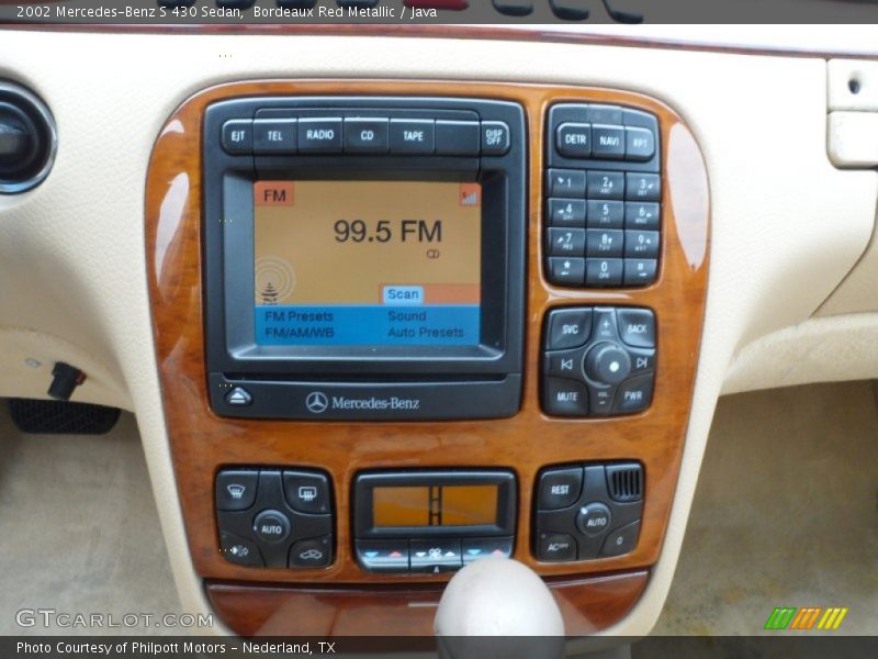 Bordeaux Red Metallic / Java 2002 Mercedes-Benz S 430 Sedan
