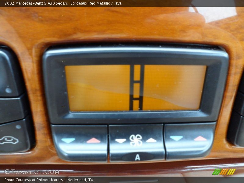 Bordeaux Red Metallic / Java 2002 Mercedes-Benz S 430 Sedan