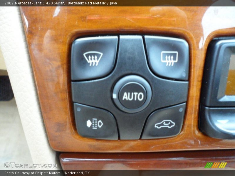 Bordeaux Red Metallic / Java 2002 Mercedes-Benz S 430 Sedan