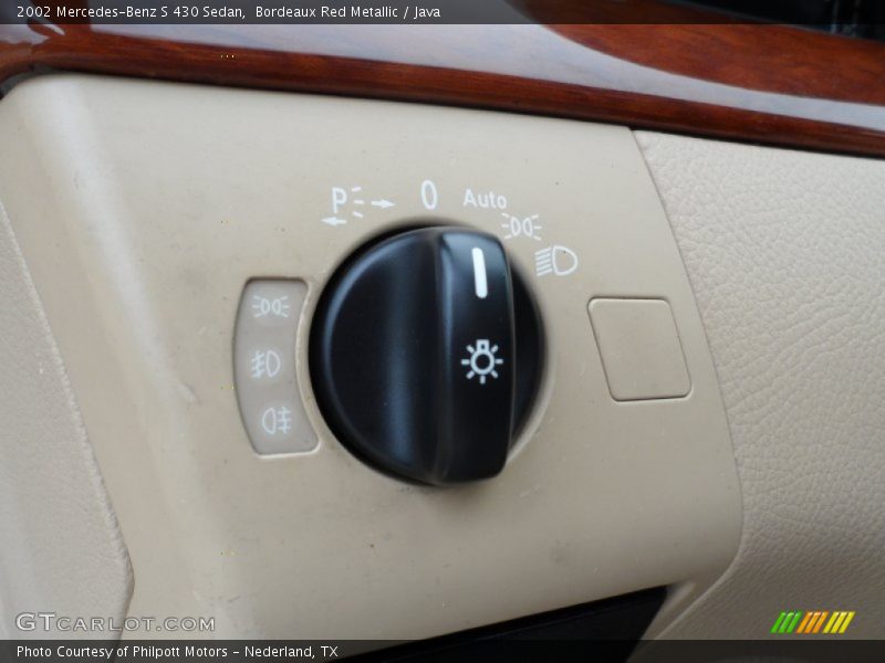 Bordeaux Red Metallic / Java 2002 Mercedes-Benz S 430 Sedan