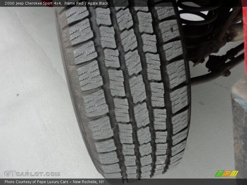 Flame Red / Agate Black 2000 Jeep Cherokee Sport 4x4