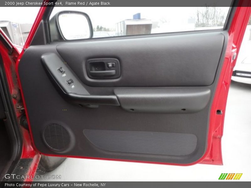 Flame Red / Agate Black 2000 Jeep Cherokee Sport 4x4