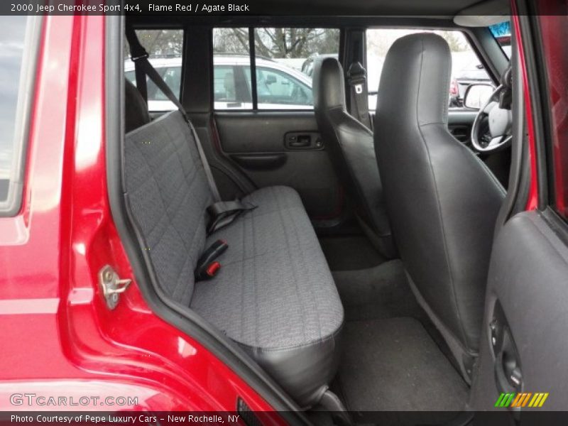 Flame Red / Agate Black 2000 Jeep Cherokee Sport 4x4