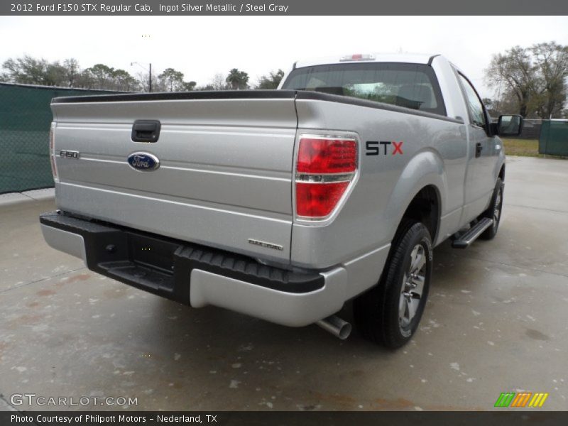 Ingot Silver Metallic / Steel Gray 2012 Ford F150 STX Regular Cab