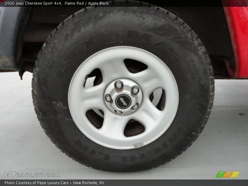Flame Red / Agate Black 2000 Jeep Cherokee Sport 4x4