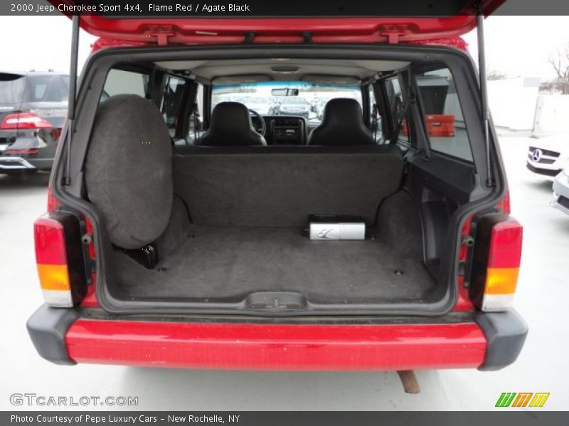 Flame Red / Agate Black 2000 Jeep Cherokee Sport 4x4
