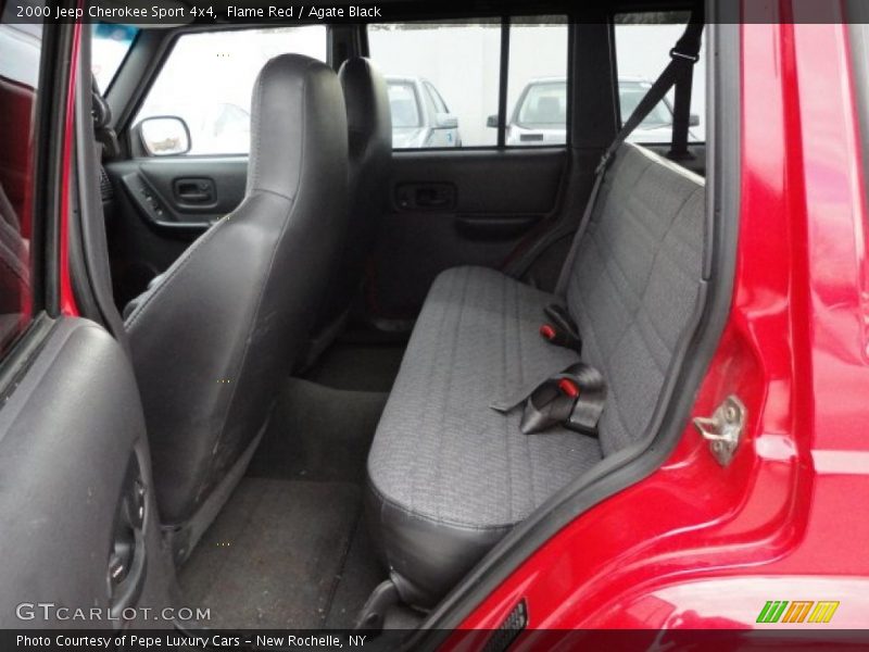 Flame Red / Agate Black 2000 Jeep Cherokee Sport 4x4