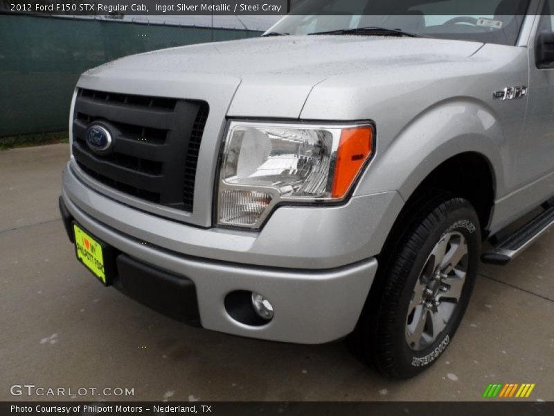 Ingot Silver Metallic / Steel Gray 2012 Ford F150 STX Regular Cab