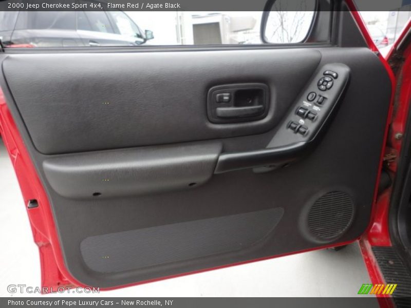Flame Red / Agate Black 2000 Jeep Cherokee Sport 4x4