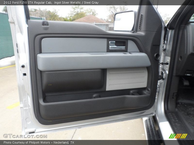 Ingot Silver Metallic / Steel Gray 2012 Ford F150 STX Regular Cab