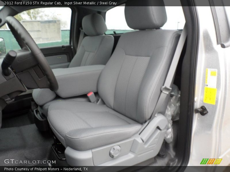 Ingot Silver Metallic / Steel Gray 2012 Ford F150 STX Regular Cab