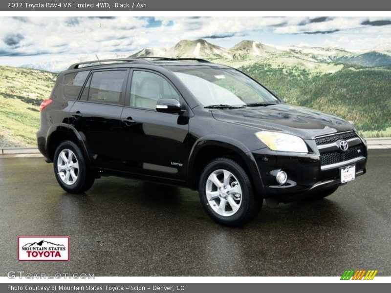 Black / Ash 2012 Toyota RAV4 V6 Limited 4WD