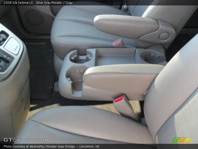Olive Gray Metallic / Gray 2008 Kia Sedona LX