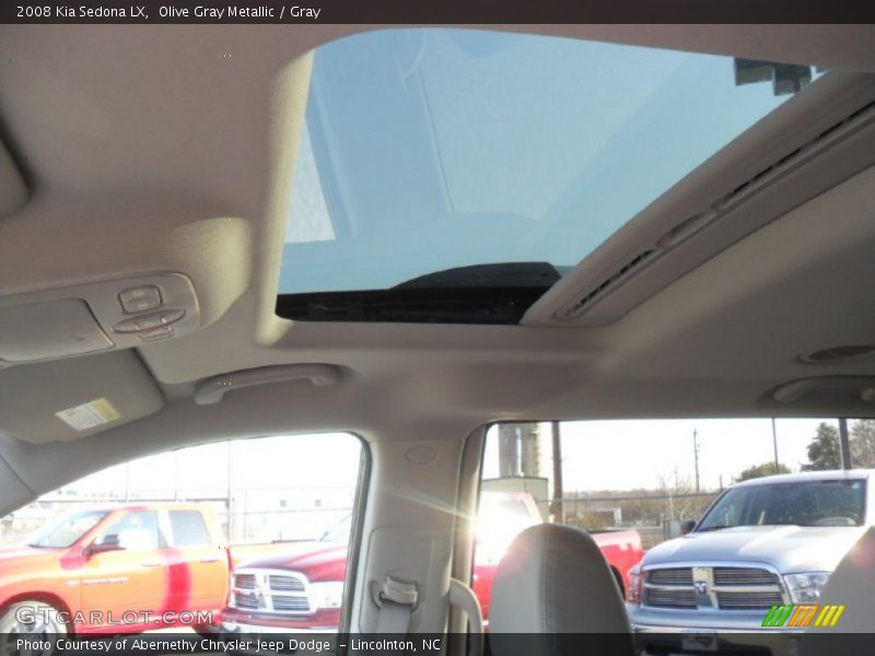 Olive Gray Metallic / Gray 2008 Kia Sedona LX