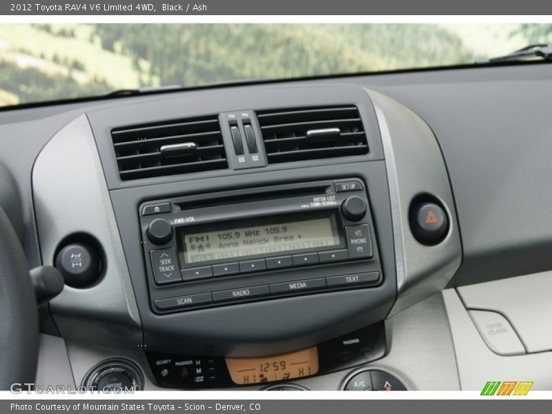 Black / Ash 2012 Toyota RAV4 V6 Limited 4WD