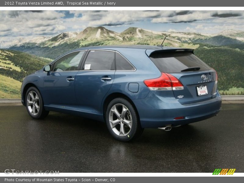 Tropical Sea Metallic / Ivory 2012 Toyota Venza Limited AWD