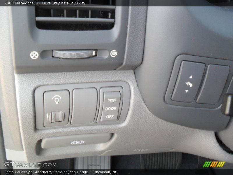 Olive Gray Metallic / Gray 2008 Kia Sedona LX