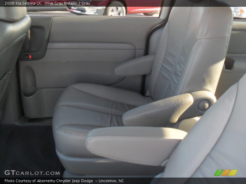 Olive Gray Metallic / Gray 2008 Kia Sedona LX