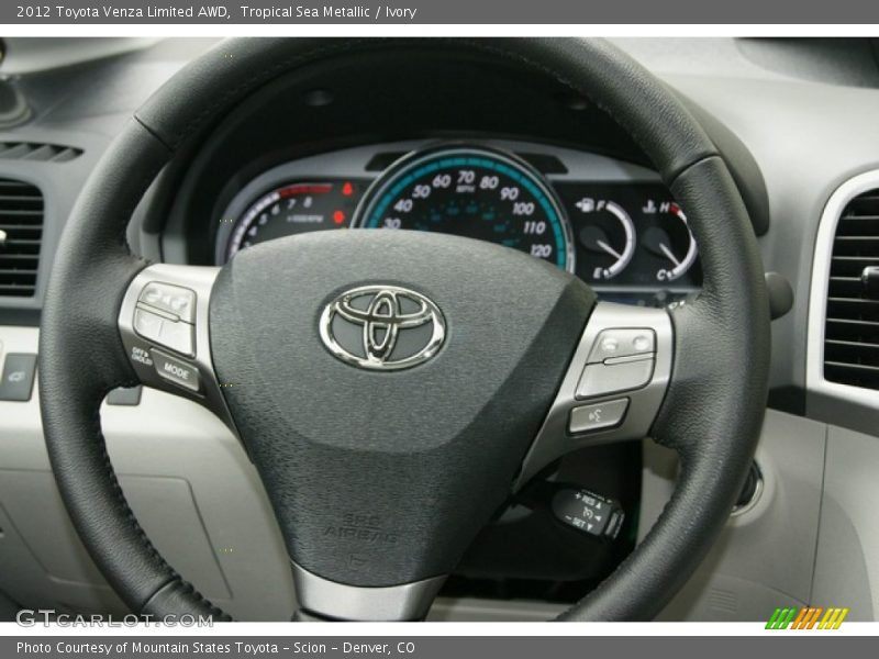 Tropical Sea Metallic / Ivory 2012 Toyota Venza Limited AWD